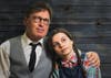 Mark Shasha as Atticus Finch and Hannah Wagner as Jean Louise (Scout) Finch
