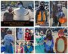 Trick-or-treaters and trunks enjoying Halloween at the Academy
