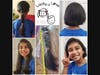 Nia Sunith donates her hair