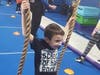 Academy student using the ropes