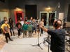11 students from School of Rock Montclair recorded vocals at Magic Door Studios for a track called “Math Rock” by influential indie rock band Guided by Voices.
