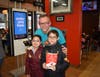 Andrea, and Julian Zamudio are excited to see principal Stark at the Coleman McTeacher’s Night