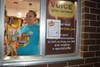 Assistant Principal Bauer works hard at the Drive-Thru.