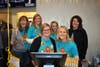 John Shields Teachers Pose for a picture during McTeacher's Night