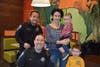 The Contis Family was ecstatic to meet Officers Sill and Arevalo at the Mount Prospect McDonald's.