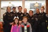 Danilo and Danica Mihailovic were so happy to see the Mount Prospect Police at McDonald's.
