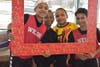 Welsh Elementary Basketball Players Enjoy A Meal Before Their Big Game