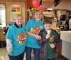 Jake Rhodes enjoyed seeing Principal Collins and Retired St. Isidore teacher Mrs. Neil just as much as he enjoyed his Va