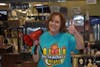 ​ Janine Langer was a megaphone master at McTeachers' Night! 
