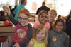 RC Hill students Nathan Holzman, Angel Mister, Owen Holzman, Elin Ackeret, and Naomi Myoujin enjoyed McTeacher's Night a