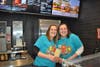Willard teachers Stec and Fessler work the front counter at McDonald's