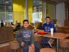  Brandyn and Jaden Rodriguez had a meal at McDonald's to celebrate McTeacher's Night