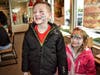 Mikey and Emily Harris stopped in for lunch and received complimentary face painting at McDonald’s