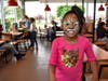 Shemariah Gipson was very happy with her Tiger painting