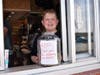 Student Tommy Newhouse was happy to help raise funds during McTeacher's Night for his school