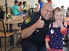 Chelsea Rolland was happy to see Officer Creighton at the South Elgin McDonald's.