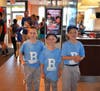 Batavia Youth Baseball players Mikey Liska, AJ Liska, and Jack Witt have a blast at McDonald's raising funds