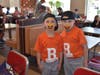 Teammates Connell Joyce and Oliver Ryan are all smiles at the Batavia McDonald's