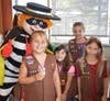 Olivia Sieczka, Gianna Labagnara, Stephanie Anselmo and Kennedy Lindgren were lovin being a part of the Bloomingdale McDonald's VIP and Ribbon Cutting.