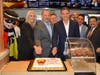 Cake Cutting at the Bloomingdale Grand Re-Opening Party. 