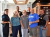 Officers Odoi,Donald, and Noonan​ along with Sergeant McCoy, were happy to see Village Clerk, Jane Michelotti with husband Gil, and Village Trustee Judi Von Huben during the event 