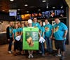 The Gregory staff takes a picture before kicking off their first McTeacher's Night in Naperville