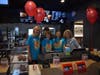 Mrs. Rusthoven, Mrs. Johnson, Mrs. Thamos and Ms. Campbell all work the front counter at McTeacher's Night
