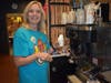 Mrs. Rusthoven makes an Ice Cream Sundae
