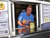 Teacher Stacy Lewis works the Drive-Thru
