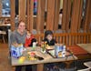 Kristen, Jordy, and Channing Wolf came to the Hoffman Estates McDonald's to support the District 54 Early Learning Centers McTeacher's Night