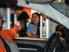 Teacher Carla Sanchez worked the Drive-Thru during McTeacher's Night for Century Oaks Elementary School in Elgin