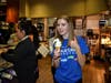 Jacklyn Stepnowski makes a Vanilla cone for a student during Washington Elementary School's McTeacher's Night