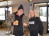 Steve Reining chats with Detective Kristan Kolar.