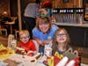 Teacher Joan Litney Tiezak was happy to see students, Greyson and Olive Shambaugh during McTeacher's Night