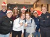 Shayla Schilling and Cheyenne Glon were so happy to get free cones from the Cary Police and Citizens Patrol Academy.
