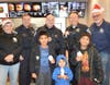 The Angeles Family was so excited to see the Cary Police at McDonald's.