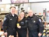 Deputy Police Chief Naydenoff and Winkelmann with Marilou Mika