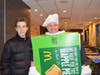 Jack Foley was happy to see Mr. Marrese at McTeacher's Night. 