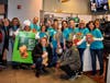 So many teachers and volunteers helped to make this Fundraising night a success, one last group shot before the festivities came to an end at the Darien McDonald's