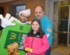 Leah Chapman had a blast at McTeacher's Night with Principal Pagel and Mr. Mandru.