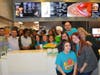 Prairieview Elementary staff work hard at Darien McDonald's to raise money for their new playground.