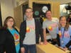 Gemini Middle School Assistant Principals Erica Perelgut, Brian Gariti, Wendy Brutt, and Principal Lewis Roberts all worked during the McTeacher's Night on February 20th at the Niles McDonalds.