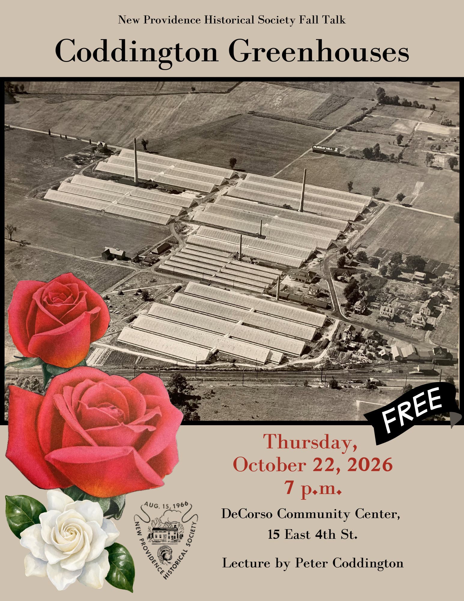 History of the Coddington Greenhouses in New Providence