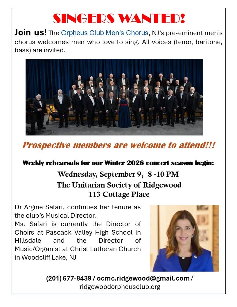 Orpheus Club Men's Chorus of Ridgewood
