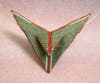 Warped square pendant