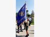 Star Scout Willem Aponno Carrying the Legion Flag