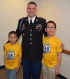 SPC. Ethan Morse with Wolf Julian G. and his Brother WeBelos Elan G.