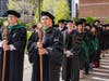 Faculty from the Chicago College of Osteopathic Medicine lead the Class of 2019 into the commencement ceremony