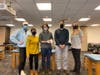 CCOM students and faculty presented various topics as part of a virtual mini medical school. The team who taught information about the gastrointestinal track are (from left): Alexandra Siavelis (CCOM 2024); Bansari Patel (CCOM 2024); Michael O'Brien (CCOM