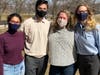 The student organizers of CCOM's virtual mini medical school program are (from left): Sunaina Kalidindi (CCOM 2024), Surah Marwaha (CCOM 2024), Emily Mosher (CCOM 2024), and Amelia Lerch (CCOM 2024).